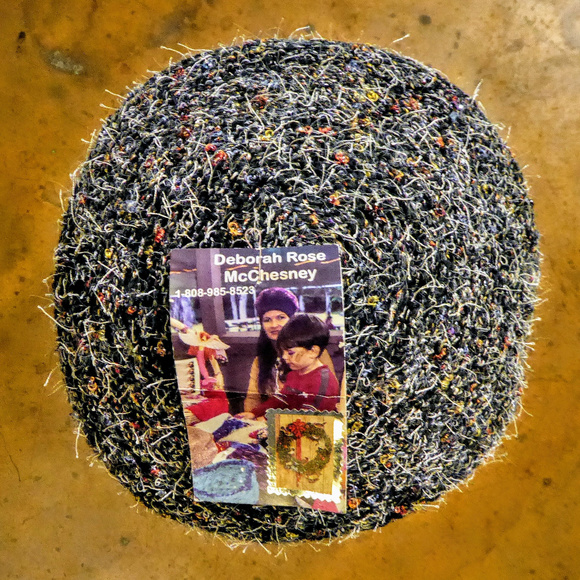 Hand crocheted hat of the softest Chenille - Picture 2 of 6